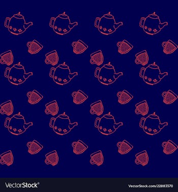 Retro object patterns for making seamless vector image