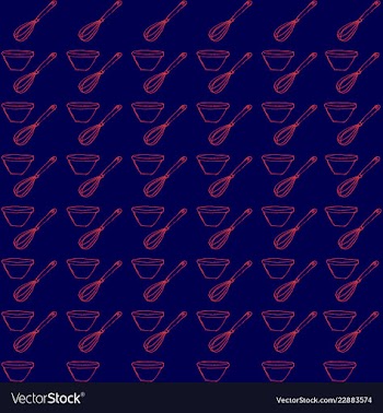 Retro object patterns for making seamless vector image