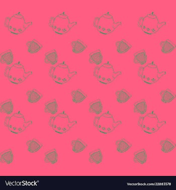 Retro object patterns for making seamless vector image