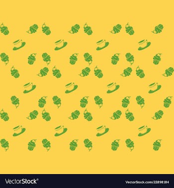Retro object patterns for making seamless vector image