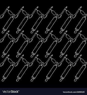 Retro object patterns for making seamless vector image