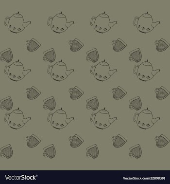 Retro object patterns for making seamless vector image