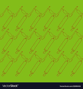 Retro object patterns for making seamless vector image