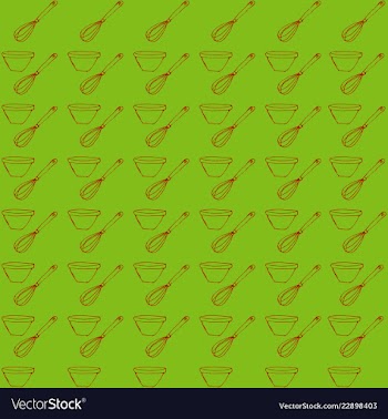 Retro object patterns for making seamless vector image