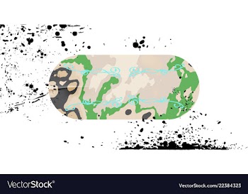 Retro photo frame design torn paper is a picture vector image