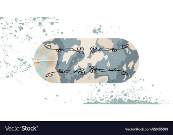 Retro photo frame design torn paper is a picture vector image