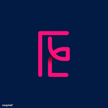 Retro pink letter E vector | Free stock vector - 543548