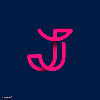 Retro pink letter J vector | Free stock vector - 543486
