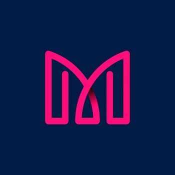 Retro pink letter M vector | Free stock vector - 543534