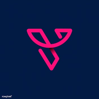 Retro pink letter V vector | Free stock vector - 543519