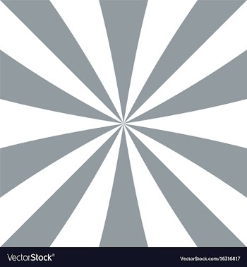Retro ray burst background - graphic vector image