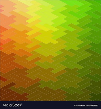 Retro seamless pattern of geometric shapes vector image