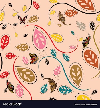 Retro seamless pattern vector image