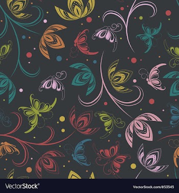 Retro seamless pattern vector image