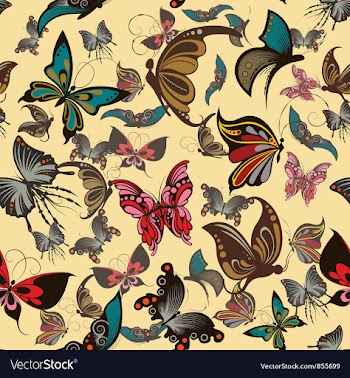 Retro seamless pattern vector image