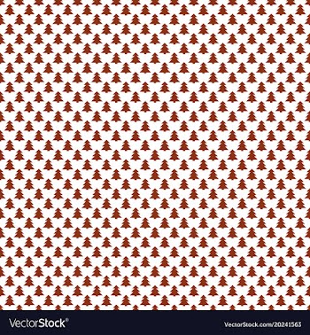 Retro simple stylized pine tree forest pattern vector image