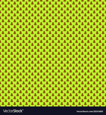 Retro simple stylized pine tree forest pattern vector image