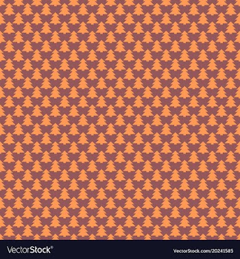 Retro simple stylized pine tree pattern vector image