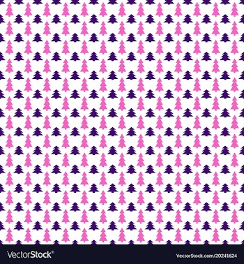 Retro simple stylized pine tree pattern vector image