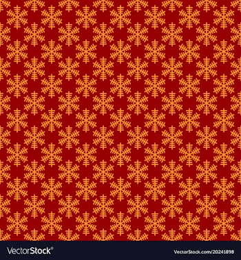 Retro simple stylized snowflake pattern wallpaper vector image