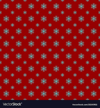 Retro simple stylized snowflake pattern wallpaper vector image
