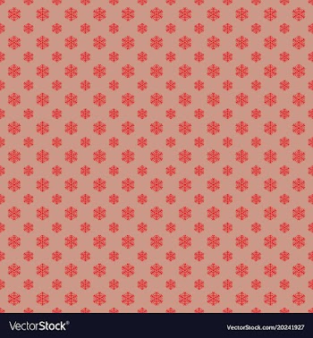Retro simple stylized snowflake pattern wallpaper vector image