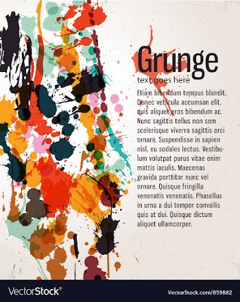 Retro splatter background vector image