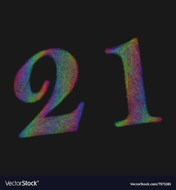 Retro Stenciled Font vector image