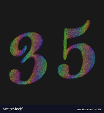 Retro Stenciled Font vector image
