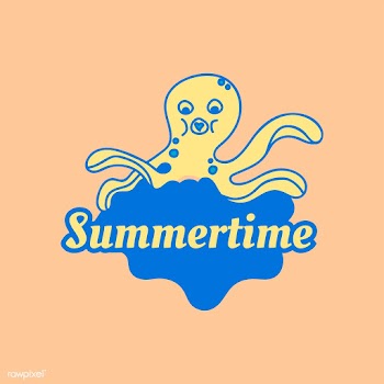 Retro summertime badge | Free stock vector - 592661