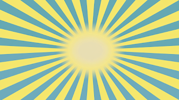 Retro Sunburst Background in Pastel Colors