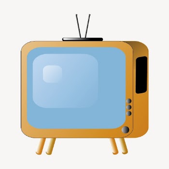 Retro television collage element, entertainment | Free PSD - rawpixel