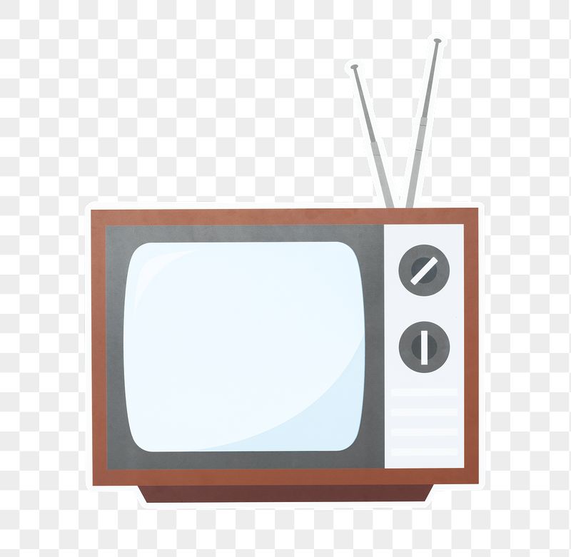 Retro television png sticker, transparent | Free PNG - rawpixel