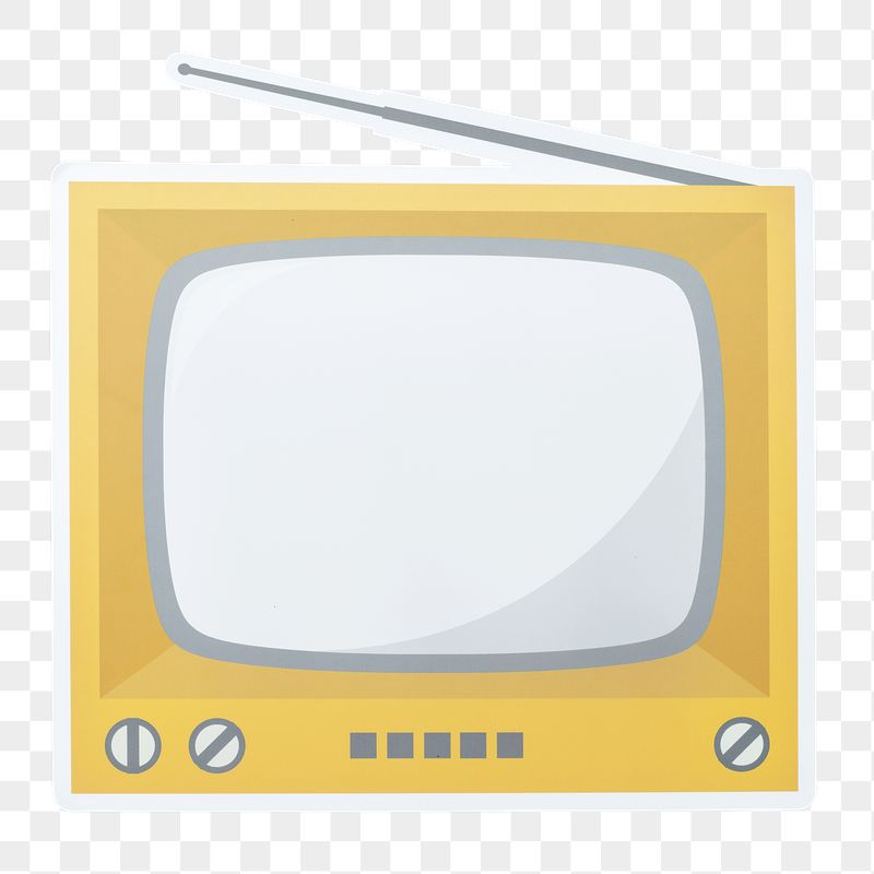 Retro television png sticker, transparent | Free PNG - rawpixel