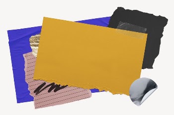 Retro torn paper frame background | Free PSD - rawpixel