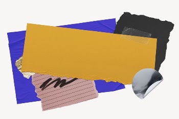 Retro torn paper frame background | Free PSD - rawpixel
