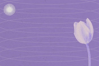 Retro tulip background, flowers on sphere | Free Photo - rawpixel