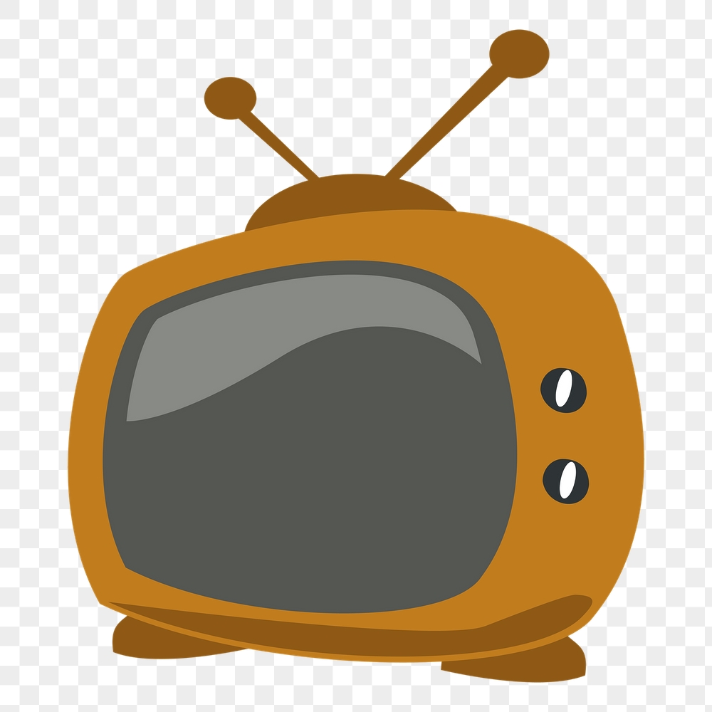 Retro TV png sticker entertainment | Free PNG - rawpixel