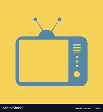 Retro tv vector image