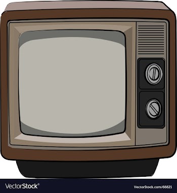 Retro tv vector image