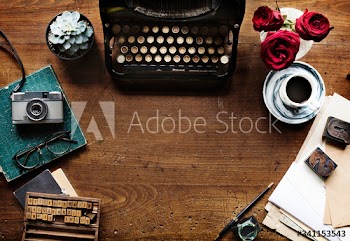 Retro Typewriter Machine Old Style