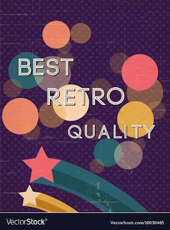 Retro vector image