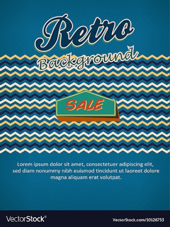 Retro vector image