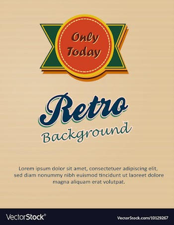 Retro vector image