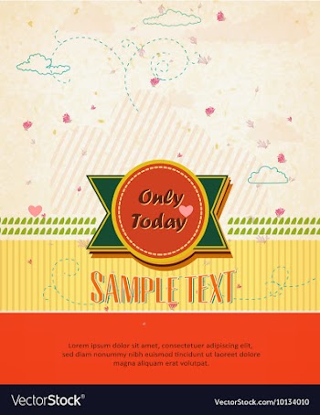 Retro vector image