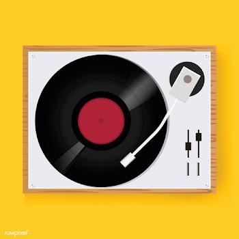 Retro Vinyl Disc Turntable Player Icon Illust.. | Free stock vector - 390487