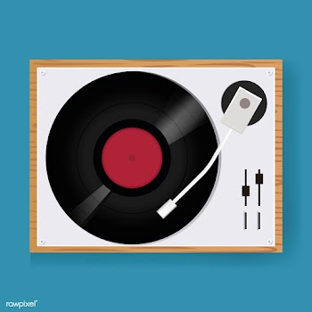 Retro Vinyl Disc Turntable Player Icon Illust.. | Free stock vector - 390507