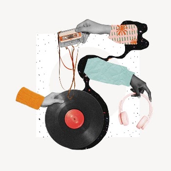Retro vinyl record, cassette tape, | Free Photo - rawpixel