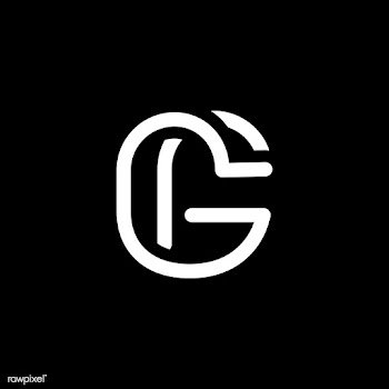 Retro white letter G vector | Free stock vector - 543488