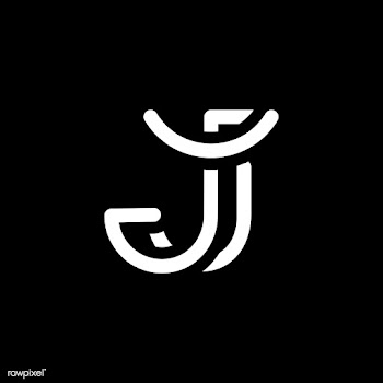 Retro white letter J vector | Free stock vector - 543461